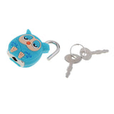 Maxbell 2 Set Lovely Cartoon Doll Animals Small Padlock Security Lock with Keys