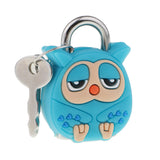 Maxbell 2 Set Lovely Cartoon Doll Animals Small Padlock Security Lock with Keys