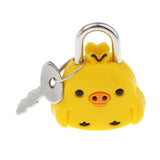 Maxbell 2 Set Lovely Cartoon Doll Animals Small Padlock Security Lock with Keys