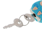 Maxbell 2 Set Lovely Cartoon Doll Animals Small Padlock Security Lock with Keys