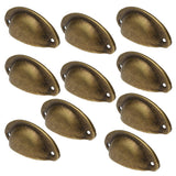 Maxbell 40Pcs Bronze Door Cabinet Knob Wardrobe Drawer Shell Pull Handles Cup Handle