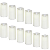 Maxbell 12Pcs Romantic LED Flameless Swing Flickering Simulation Candle Light 15cm