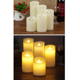 Maxbell 12Pcs Romantic LED Flameless Swing Flickering Simulation Candle Light 15cm