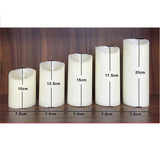 Maxbell 12Pcs Romantic LED Flameless Swing Flickering Simulation Candle Light 15cm