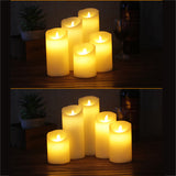 Maxbell 12Pcs Romantic LED Flameless Swing Flickering Simulation Candle Light 15cm