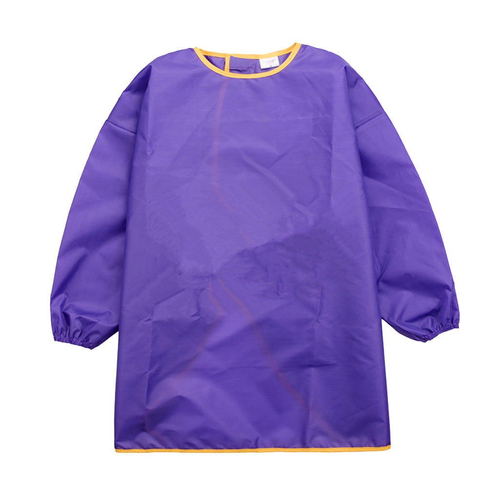 Maxbell 2 pieces Children Kids Long Sleeve Apron Drawing Painting Waterproof Smock M