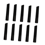 Maxbell 10 pieces Universal Flat Crevice Tool Attachment Suction Head Black 32mm