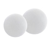 Maxbell 2Pieces Round Solid Polystyrene Styrofoam Foam Ball Wedding Craft Supplies