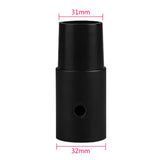 Maxbell 4x Vacuum Cleaner Brush Hose Connector Adapter 32mm Inner Diameter Black