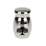 Maxbell 2 Pieces Tree of Life Stainless Steel Waterproof Pet Funeral Memorial Urn