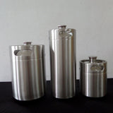 Maxbell Stainless Steel Mini 2L+5L Keg And Beer Growler Spear Taps Dispenser