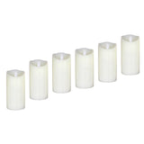 Maxbell 6Pcs Romantic LED Flameless Swing Flickering Simulation Candle Light 15cm