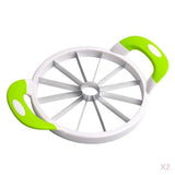 Maxbell 2 pieces Watermelon Cutter Cantaloupe Melon Slicer Kitchen Fruit Divider