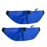 Maxbell Pack 2 Performance Blue PVC Kayak Canoe Standing Inflatable Outrigger Stabilizer Float with 2x Pole Mount Bracket Kit Accessories