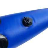 Maxbell Pack 2 Performance Blue PVC Kayak Canoe Standing Inflatable Outrigger Stabilizer Float with 2x Pole Mount Bracket Kit Accessories