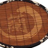 Maxbell 6pcs Zen Blue Cloth Tea Coaster TeaPot Holder Insulation Saucer Bamboo Mat