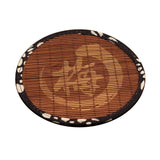 Maxbell 6pcs Zen Blue Cloth Tea Coaster TeaPot Holder Insulation Saucer Bamboo Mat