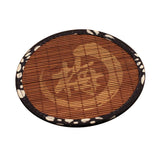 Maxbell 6pcs Zen Blue Cloth Tea Coaster TeaPot Holder Insulation Saucer Bamboo Mat