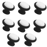 Maxbell 8-Piece Ceramic Single Hole Cabinet Handle Knob Kitchen Cupboard Drawer Pull