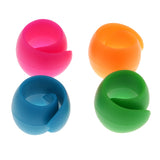 Maxbell 28 Pieces Mixed Colors Silicone Bobbin Holders Clips Clamp Thread Spool Hugger Sewing Tools
