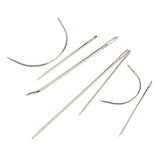 Maxbell 18 Pieces Waxed Sewing Thread Spools Sewing Needles Stitching Awl Thimble Tools Kit