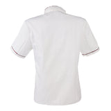 Maxbell 2/pack White Short Sleeves Chef Uniform Summer Restaurant Hotel Kitchen Uniform for Women Men