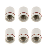 Maxbell 6pcs E27 Heat Basking Lamp Holder Reptile Infrared Heater Light Socket Base