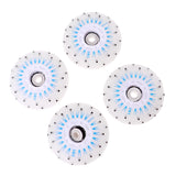 Maxbell 8pcs High Quality Brand New Flash Roller Skates Wheels Light Durable 80mm Blue