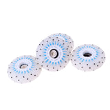 Maxbell 8pcs High Quality Brand New Flash Roller Skates Wheels Light Durable 80mm Blue