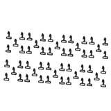 Maxbell 50 Pcs Outdoor Camping Tent Pole Hanging Hook Lantern Lamp