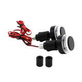 Maxbell Universal Motorcycle 22mm Handlebar Waterproof LED Turn Signal Lights Black