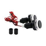 Maxbell Universal Motorcycle 22mm Handlebar Waterproof LED Turn Signal Lights Black