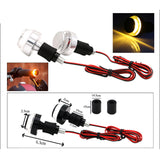 Maxbell Universal Motorcycle 22mm Handlebar Waterproof LED Turn Signal Lights Black