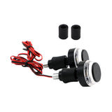 Maxbell Universal Motorcycle 22mm Handlebar Waterproof LED Turn Signal Lights Black