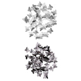 Maxbell 100 Pieces Butterfly Pendant Charms Hair pin Accessories DIY Jewelry Making Silver and Black