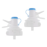 Maxbell 2 Pieces White Water Dispenser Valve Top Spigot Bibcock for 55mm Top 3/5 Gallon Water Bottle