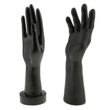 Maxbell 2pcs Black Mannequin Hand Gloves Bracelet Necklace Organizer Storage Display Holder Stand Showcase