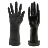 Maxbell 2pcs Black Mannequin Hand Gloves Bracelet Necklace Organizer Storage Display Holder Stand Showcase