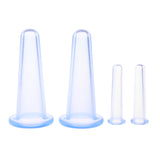 Maxbell 6 Pieces Silicone Anti Cellulite Massage Vacuum Cupping Body Cups With Bag