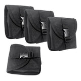 Maxbell 4pcs Replacement Scuba Dive Weight Belt Pocket Pouch with Quick Release Buckle 5.5" x 4.7"