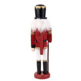 Maxbell 2 Pieces Wooden Handpainted Soldier Nutcracker Toy Xmas Ornament 30CM