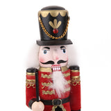 Maxbell 2 Pieces Wooden Handpainted Soldier Nutcracker Toy Xmas Ornament 30CM