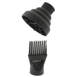 Maxbell Universal Curl Hair Dryer Blower Diffuser + Wind Blower Straight Hair Comb