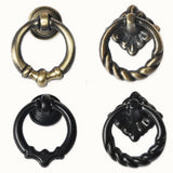 Maxbell 40 Pieces Vintage Metal Cabinet Wardrobe Door Drawer Dresser Cupboard Pull Handle Knob Ring