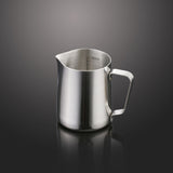 Maxbell Stainless Steel Coffee Frothing Milk Tea Latte Jug with Scale+Coffee Tamper