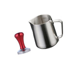 Maxbell Stainless Steel Coffee Frothing Milk Tea Latte Jug with Scale+Coffee Tamper
