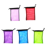 Maxbell 5 Pieces Dive Swimming Drawstring Mesh Bag Storage For Diving Scuba Snorkel