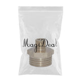 Maxbell 4Pieces Brass Air Garden Hose Fitting 1/2-1/4'', 1/2-1/8'' Connector NPT Double-Headed Joint