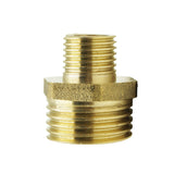 Maxbell 4Pieces Brass Air Garden Hose Fitting 1/2-1/4'', 1/2-1/8'' Connector NPT Double-Headed Joint