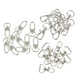 Maxbell 30pcs Metal Bag Swivel Trigger Clips Snap Hook Dog Lead Webbing Strap Tape